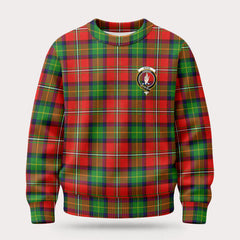 Boyd Modern Tartan Crest Sweater