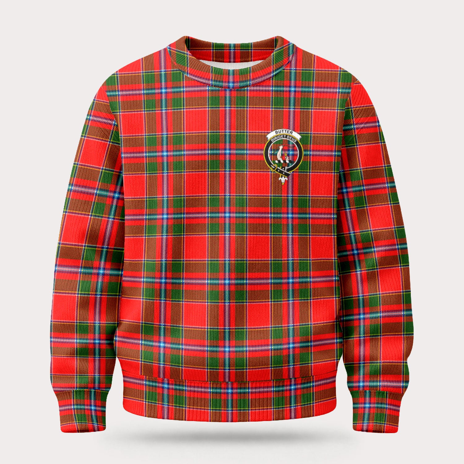 Butter Tartan Crest Sweater