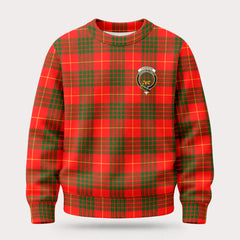 Cameron Modern Tartan Crest Sweater