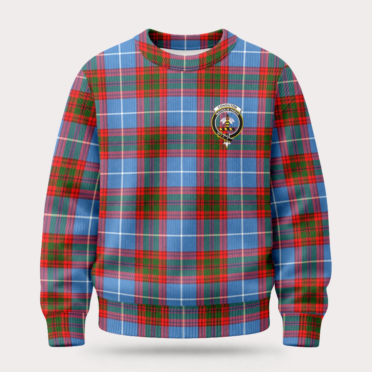 Congilton Tartan Crest Sweater