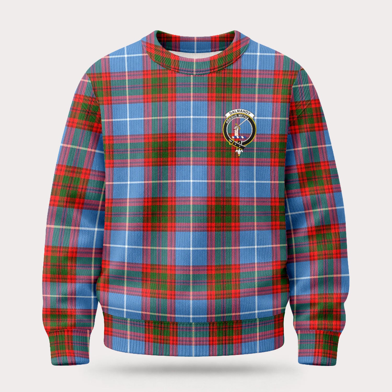 Dalmahoy Tartan Crest Sweater