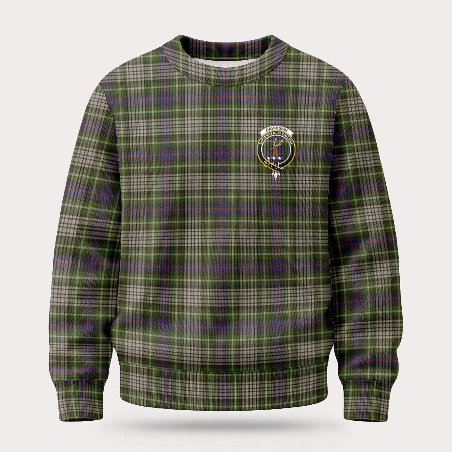 Davidson Tulloch Dress Tartan Crest Sweater