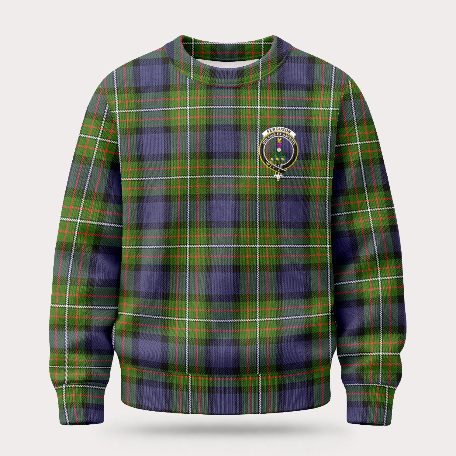 Ferguson Tartan Crest Sweater