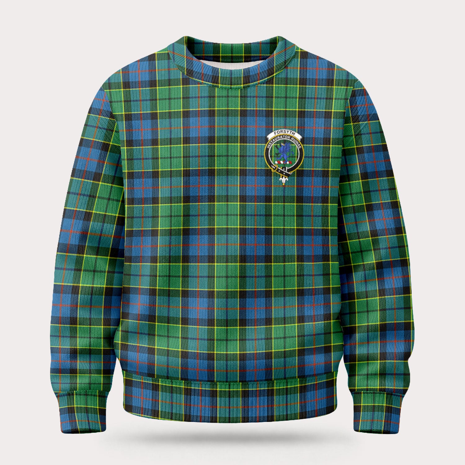 Forsyth Ancient Tartan Crest Sweater