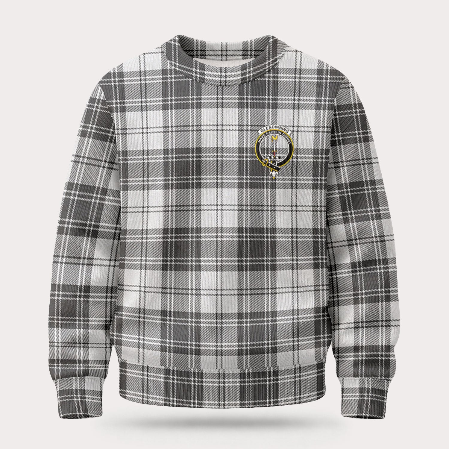 Glendinning Tartan Crest Sweater
