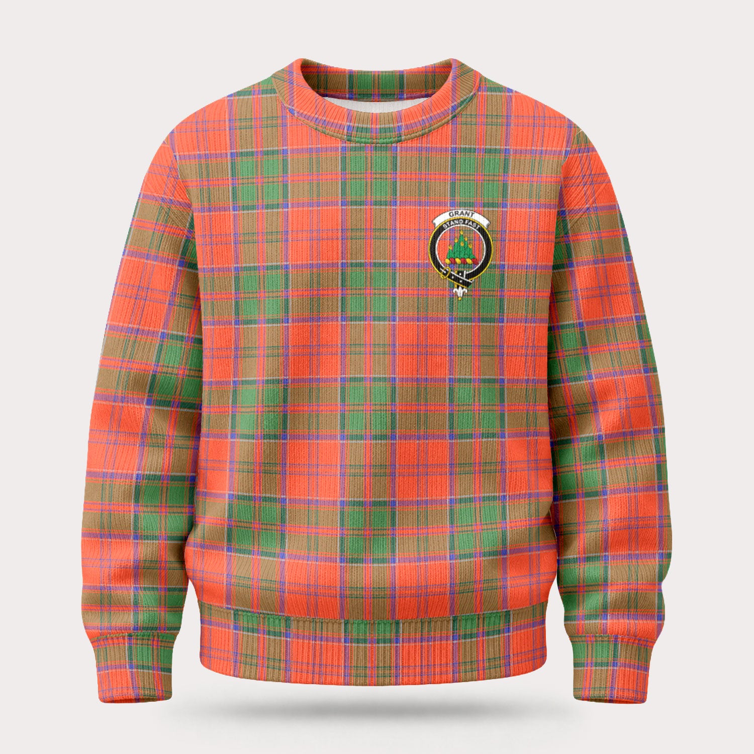 Grant Ancient Tartan Crest Sweater