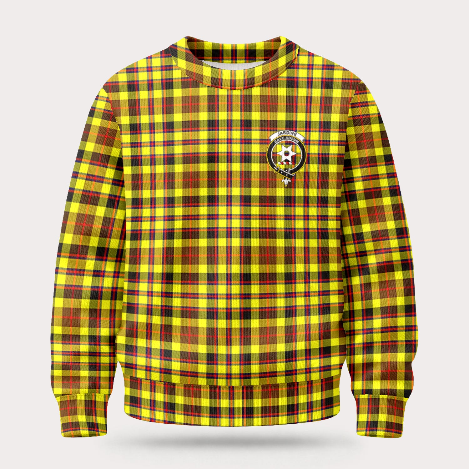 Jardine Tartan Crest Sweater