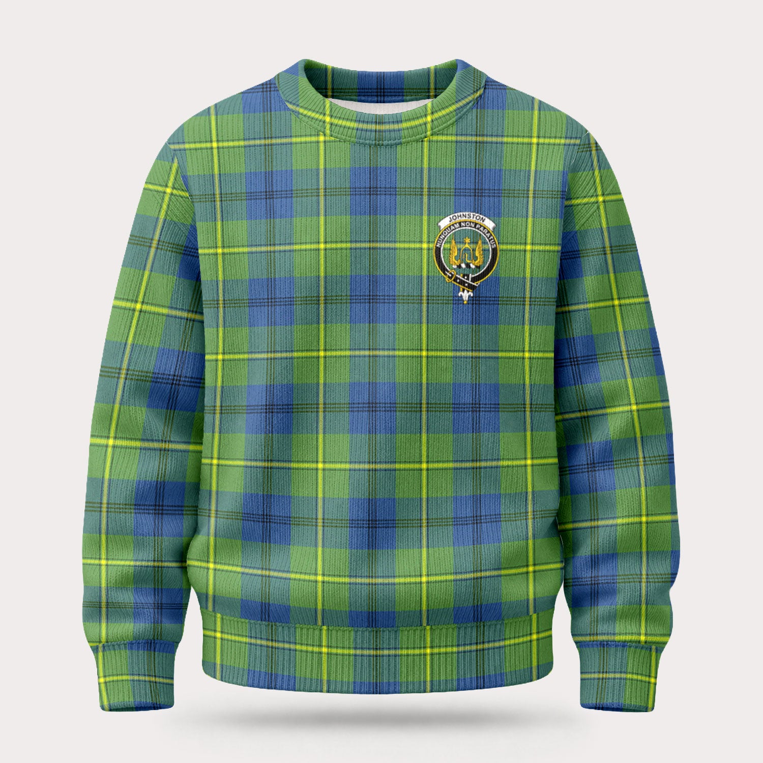 Johnston Ancient Tartan Crest Sweater