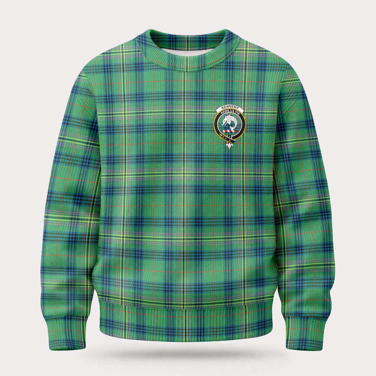Kennedy Ancient Tartan Crest Sweater