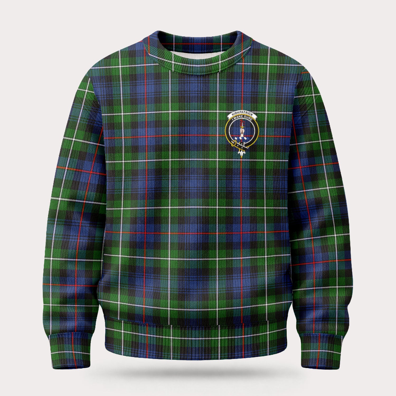Kirkpatrick Tartan Crest Sweater