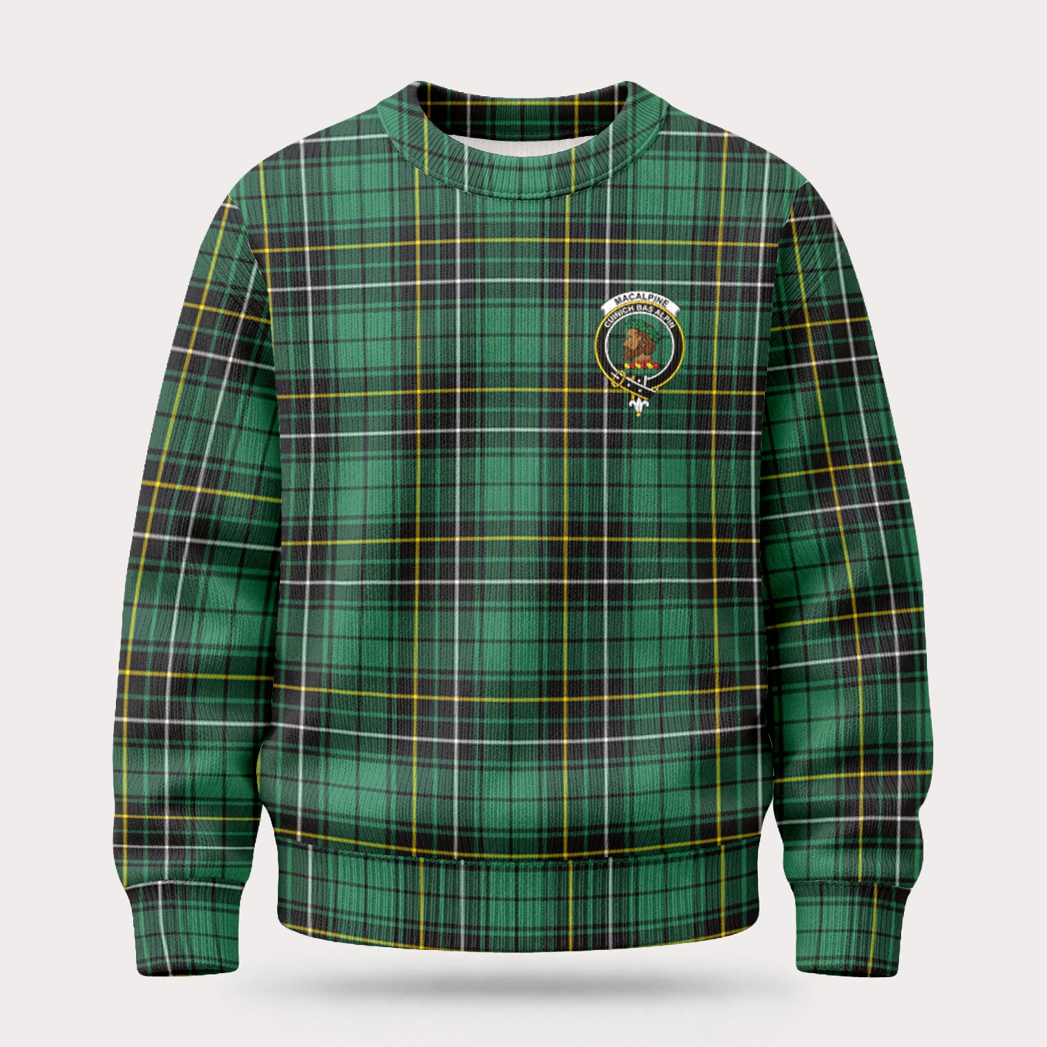 MacAlpine Ancient Tartan Crest Sweater