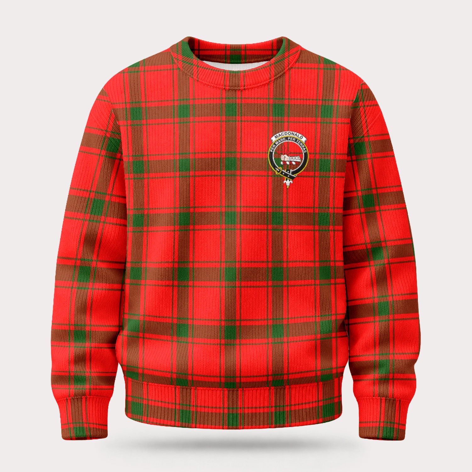 MacDonald of Sleat Tartan Crest Sweater