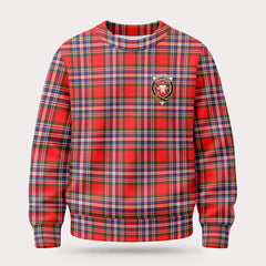 MacFarlane Modern Tartan Crest Sweater