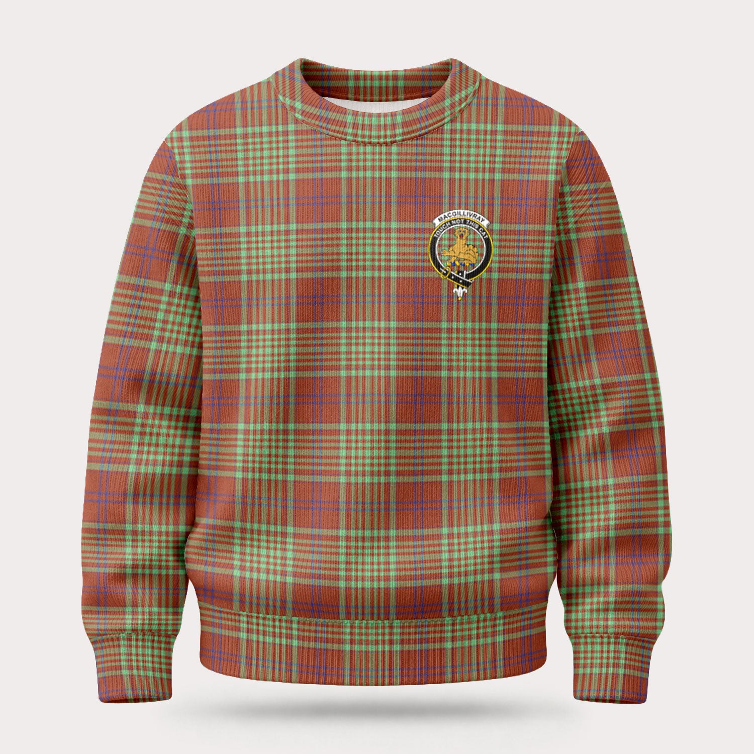 MacGillivray Hunting Ancient Tartan Crest Sweater