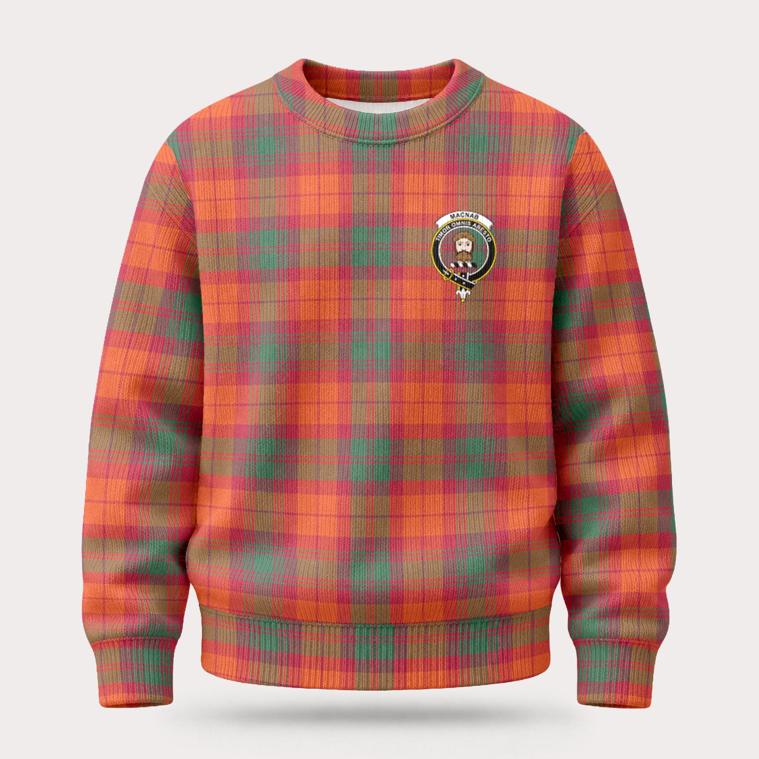 MacNab Ancient Tartan Crest Sweater