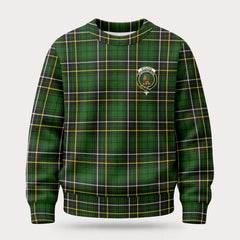 McAlpine Modern Tartan Crest Sweater