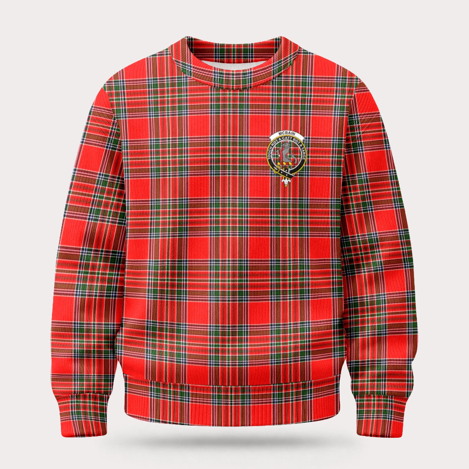 McBain Tartan Crest Sweater