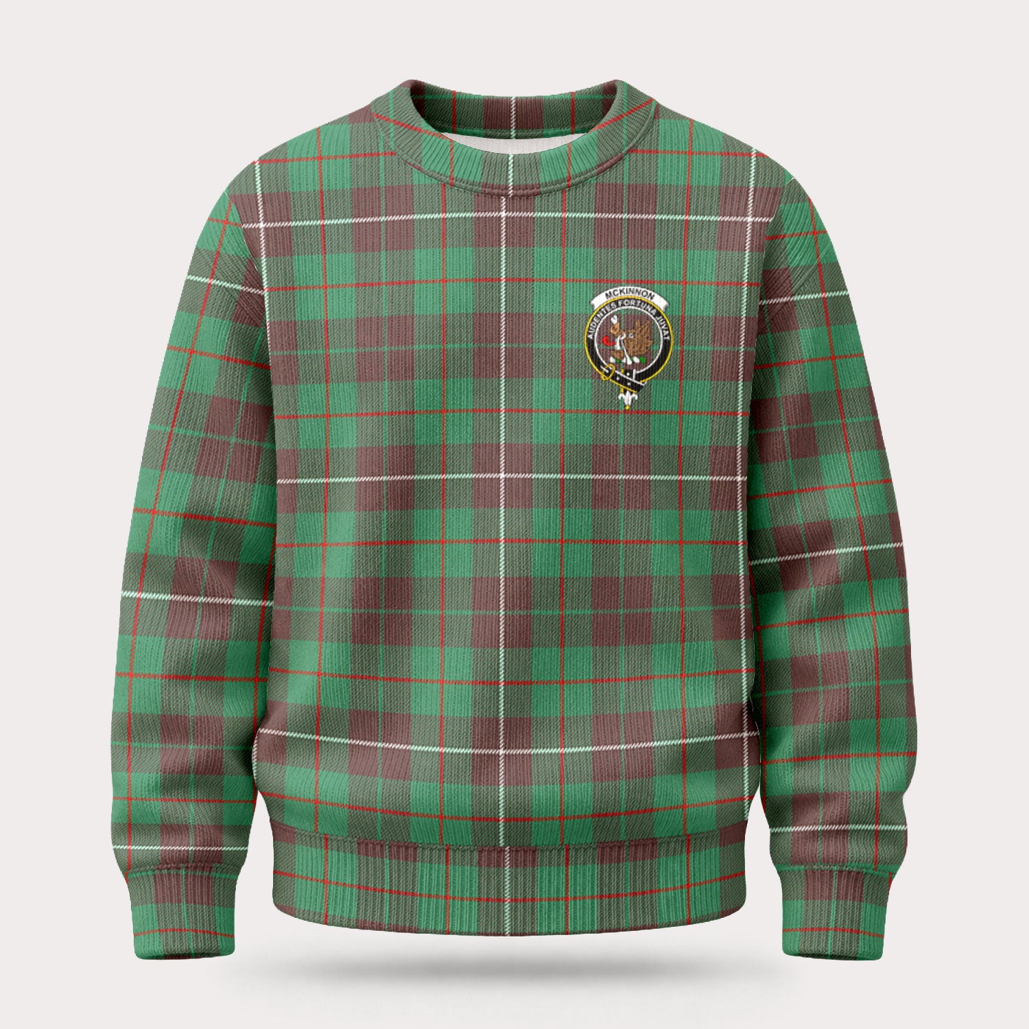 McKinnon Hunting Ancient Tartan Crest Sweater