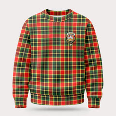 McLachlan Hunting Modern Tartan Crest Sweater
