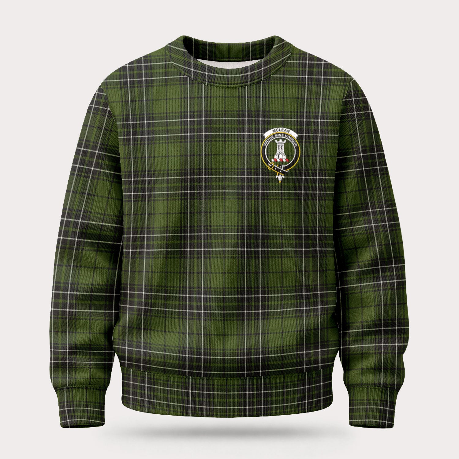 McLean Hunting Tartan Crest Sweater