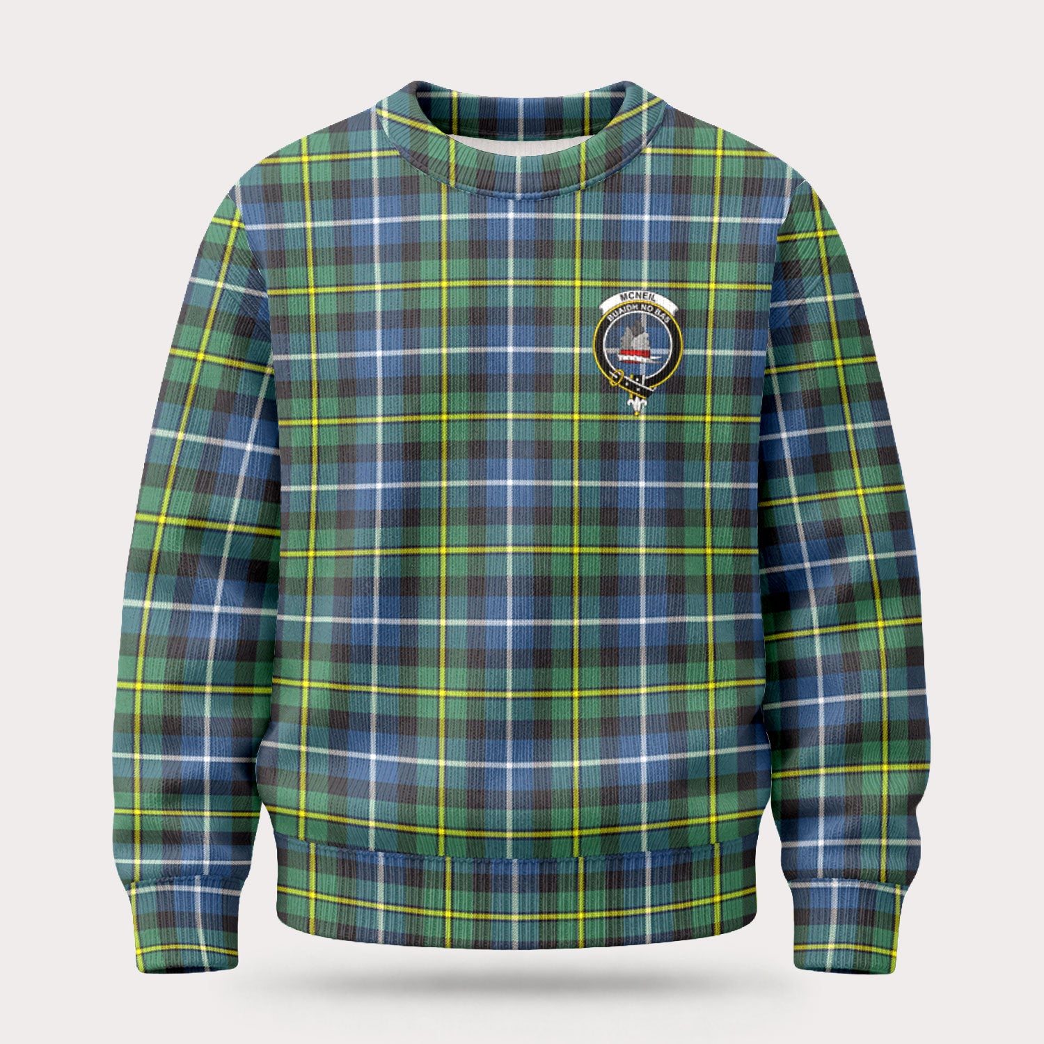 McNeil of Barra Ancient Tartan Crest Sweater
