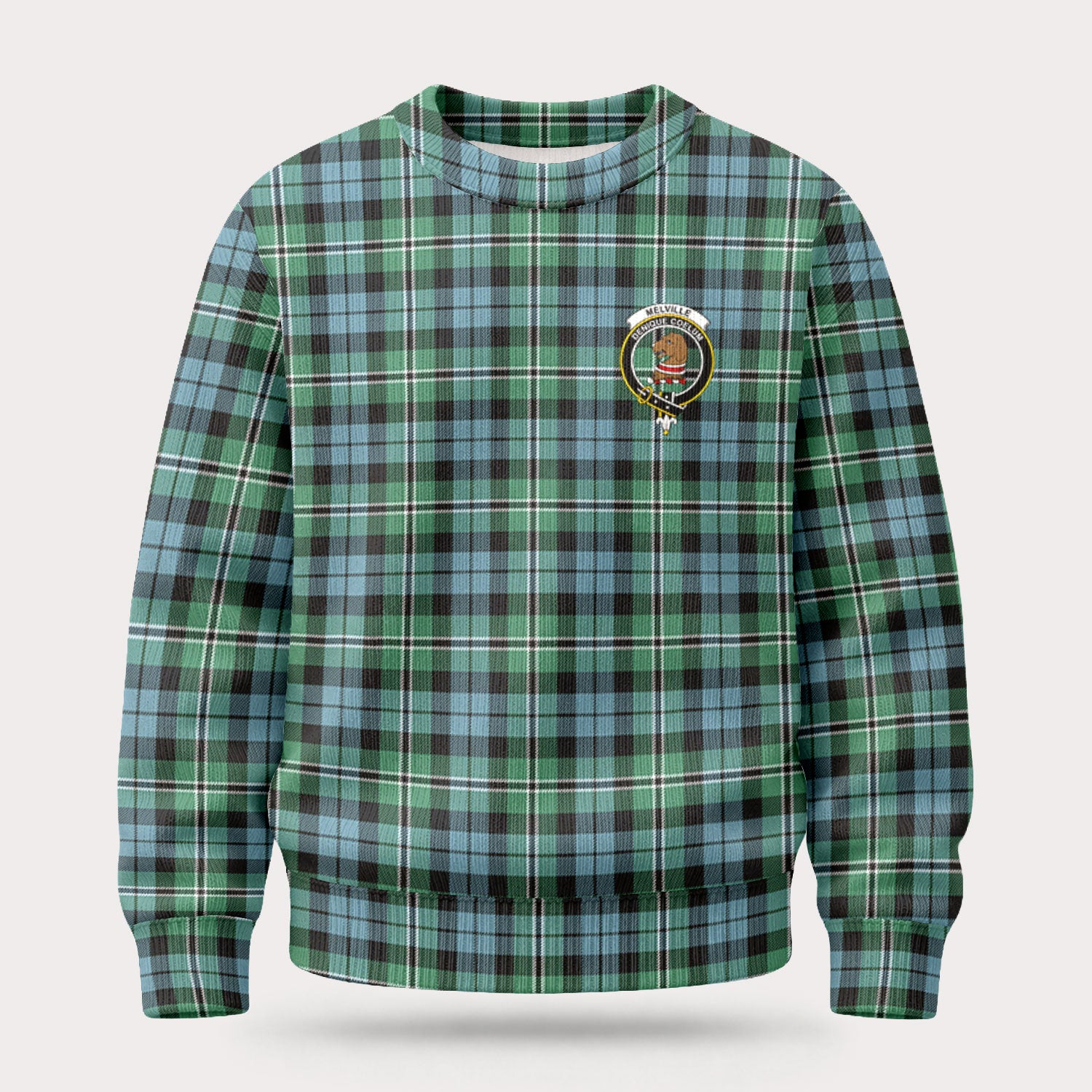 Melville Tartan Crest Sweater