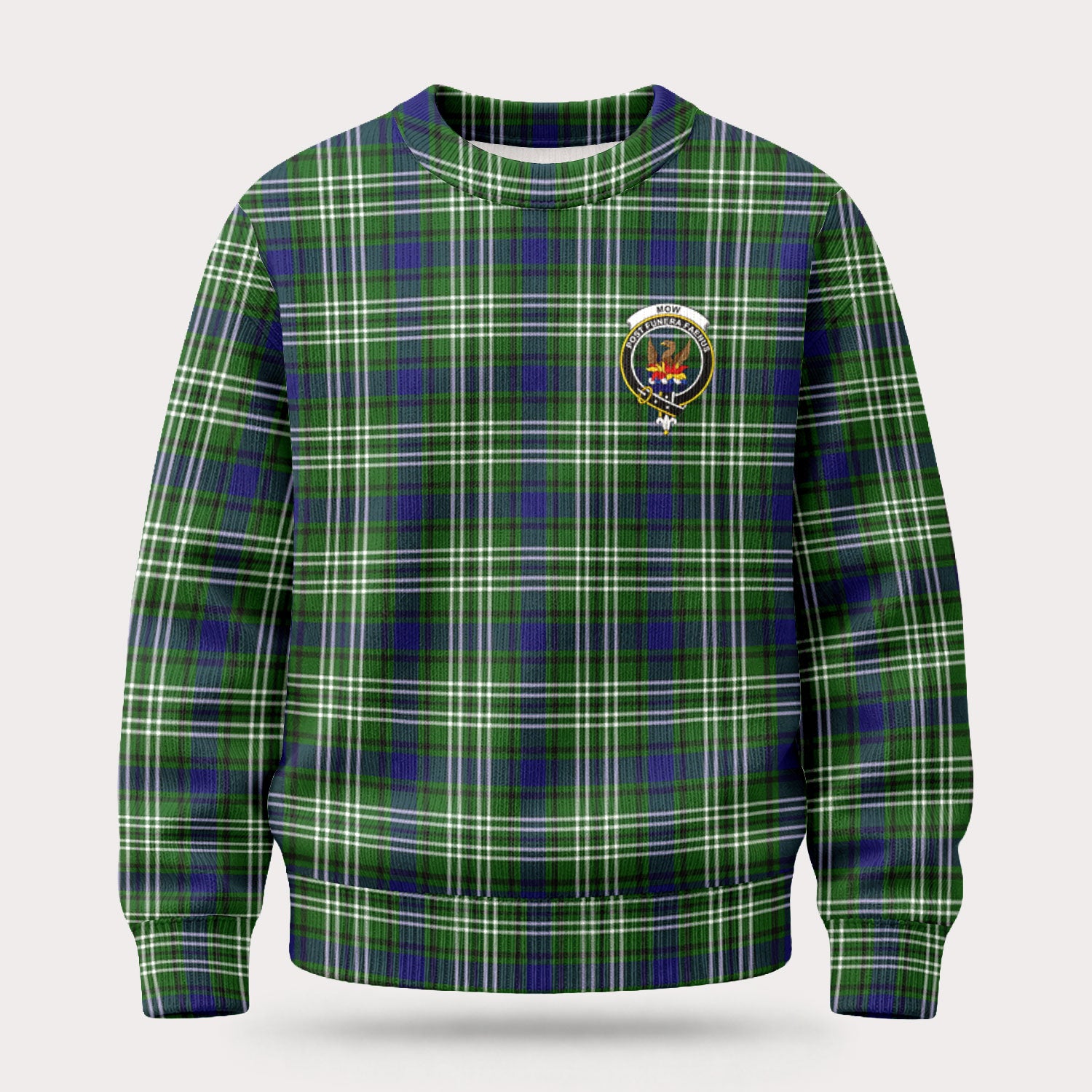 Mow Tartan Crest Sweater