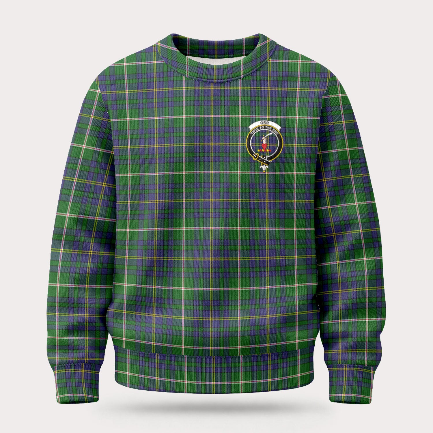 Orr Tartan Crest Sweater