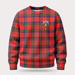 Robertson Modern Tartan Crest Sweater