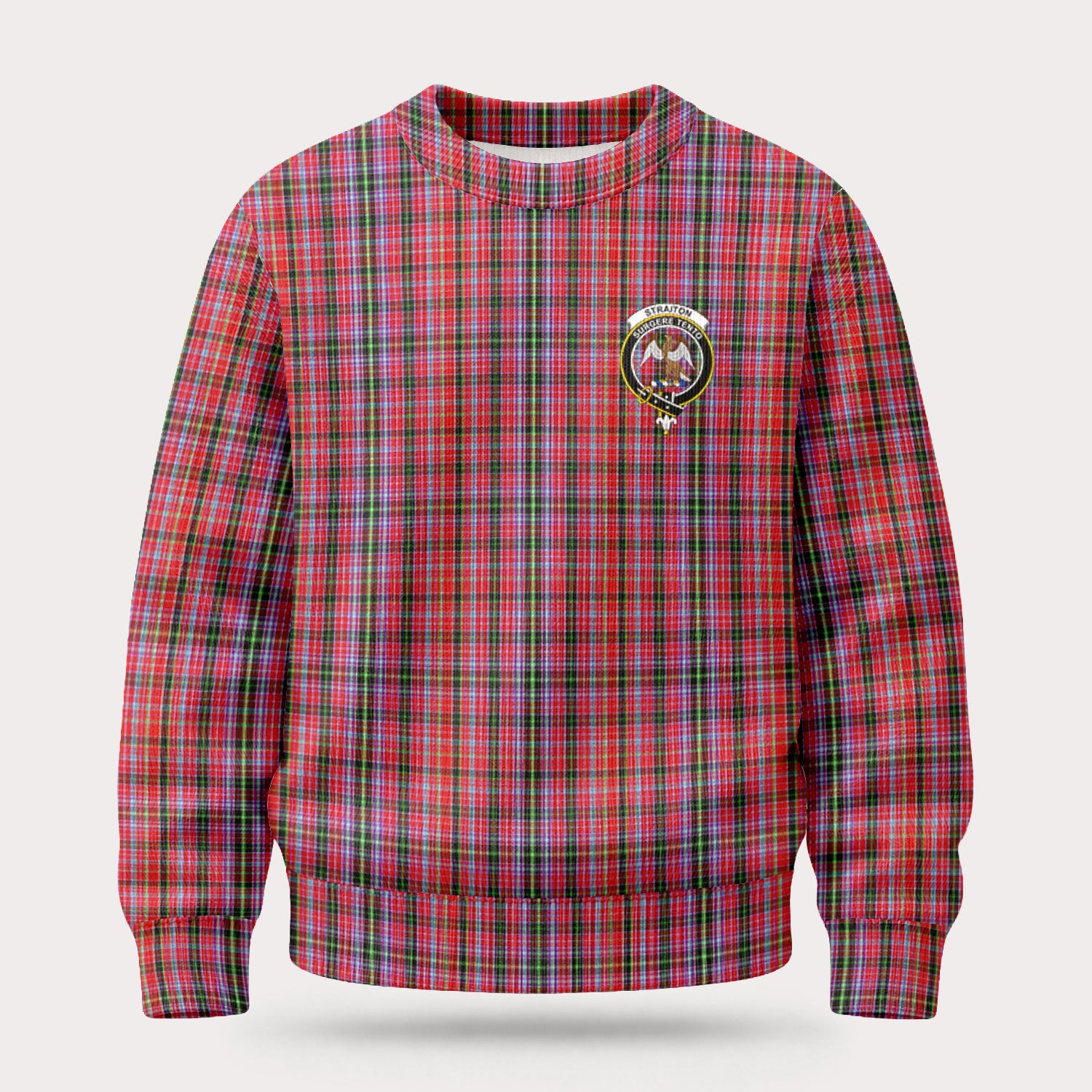 Straiton Tartan Crest Sweater