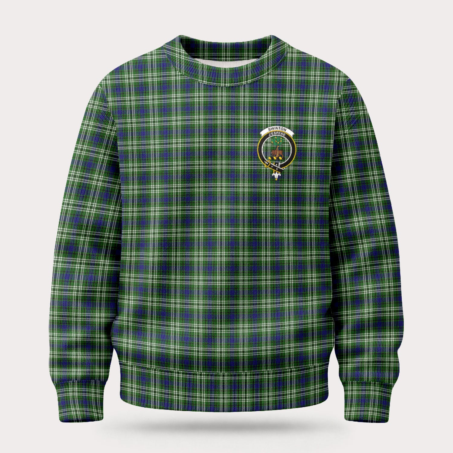 Swinton Tartan Crest Sweater