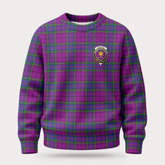 Wardlaw Modern Tartan Crest Sweater