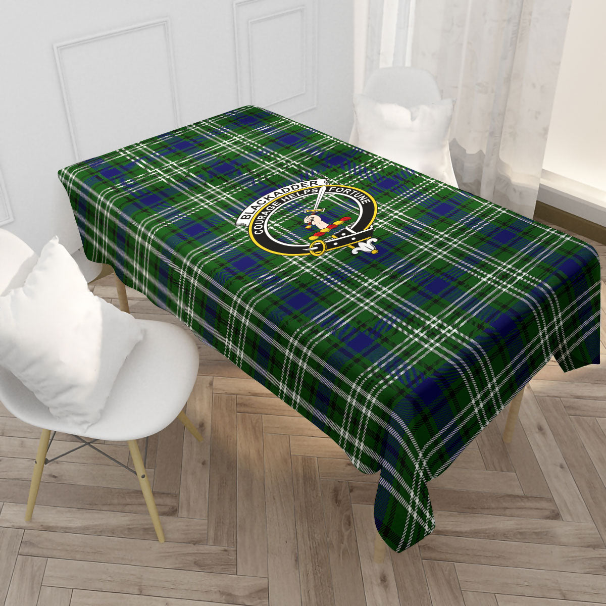 Blackadder Tartan Crest Tablecloth