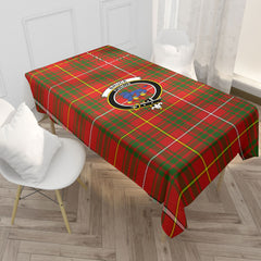 Bruce Modern Tartan Crest Tablecloth