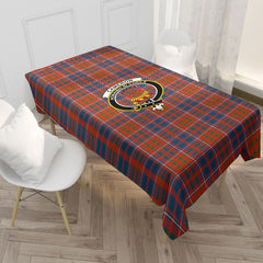 Cameron of Lochiel Ancient Tartan Crest Tablecloth