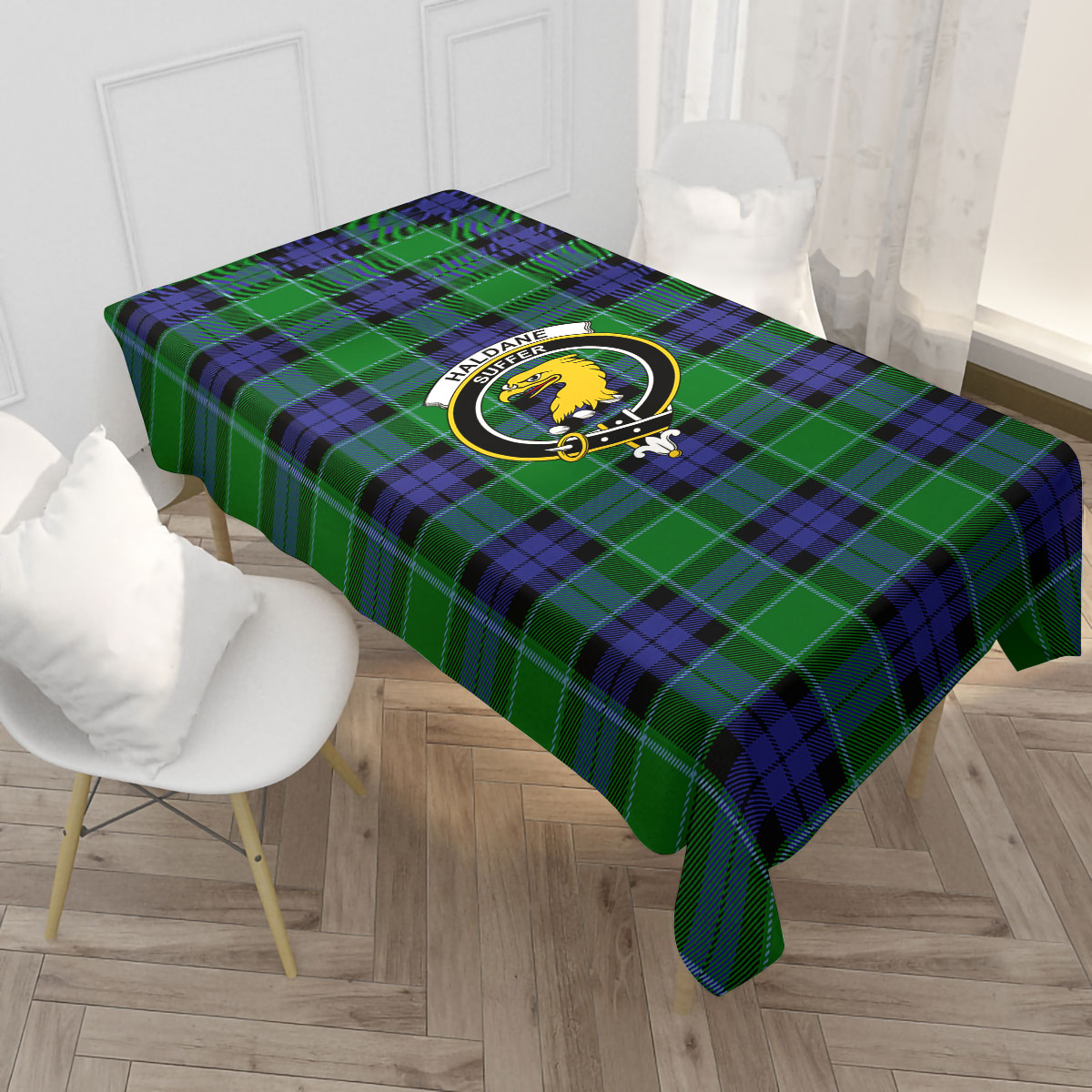Haldane Tartan Crest Tablecloth