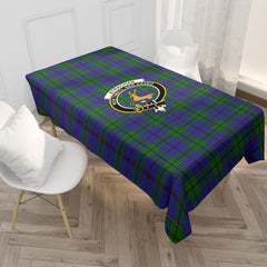 Strachan Tartan Crest Tablecloth