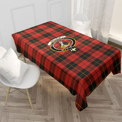 Wallace Weathered Tartan Crest Tablecloth