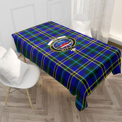 Weir Modern Tartan Crest Tablecloth