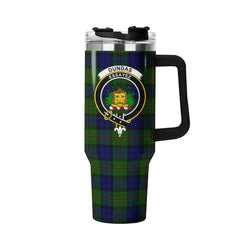 Dundas Modern Tartan Crest 40 oz Insulated Tumbler with Handle