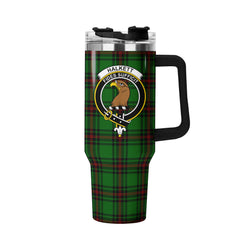 Halkett Tartan Crest 40 oz Insulated Tumbler with Handle