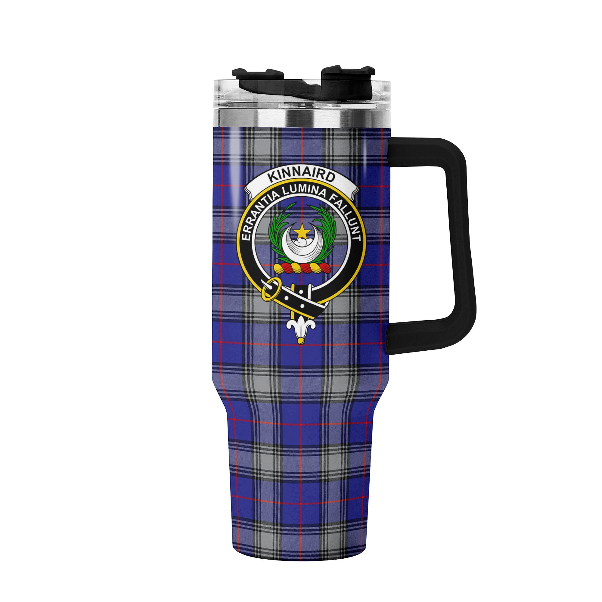 Kinnaird Tartan Crest 40 oz Insulated Tumbler with Handle