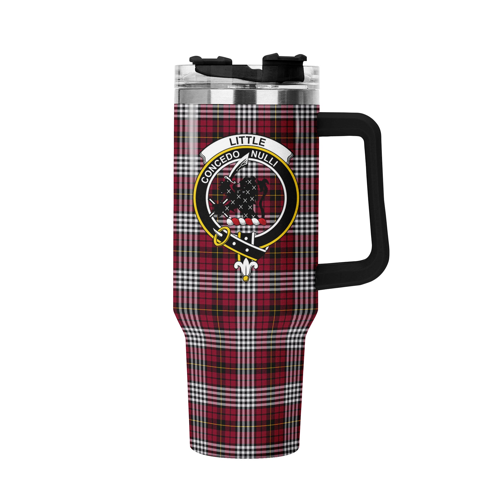 Little Tartan Crest 40 oz Insulated Tumbler with Handle
