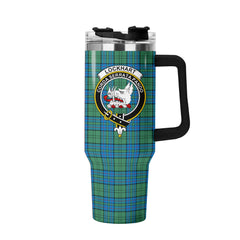 Lockhart Tartan Crest 40 oz Insulated Tumbler with Handle