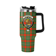 MacGregor Ancient Tartan Crest 40 oz Insulated Tumbler with Handle
