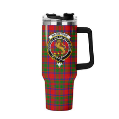 MacIntosh Modern Tartan Crest 40 oz Insulated Tumbler with Handle