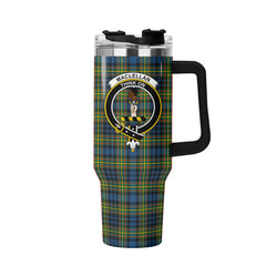 MacLellan Ancient Tartan Crest 40 oz Insulated Tumbler with Handle