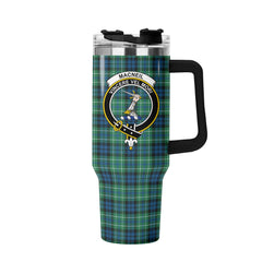 MacNeil of Colonsay Ancient Tartan Crest 40 oz Insulated Tumbler with Handle