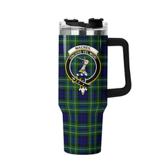 MacNeil of Colonsay Modern Tartan Crest 40 oz Insulated Tumbler with Handle