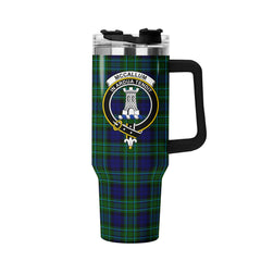 McCallum Modern Tartan Crest 40 oz Insulated Tumbler with Handle